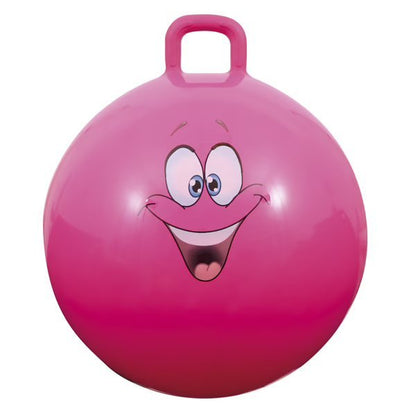 60cm Jumping Ball Smiley - Sun & Sport - Pink - The Toy Store