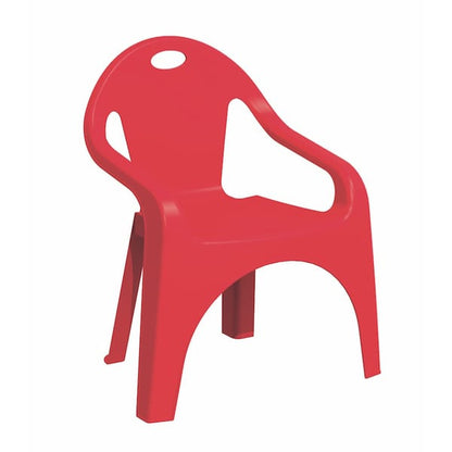 Plastic Chair 50cm for Kids - Sun & Sport - Red - The Toy Store