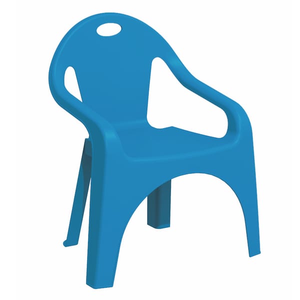 Plastic Chair 50cm for Kids - Sun & Sport - Blue - The Toy Store