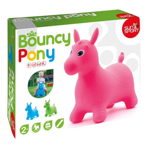 Pony Jumping Ball Hopper - Sun & Sport - Pink - The Toy Store