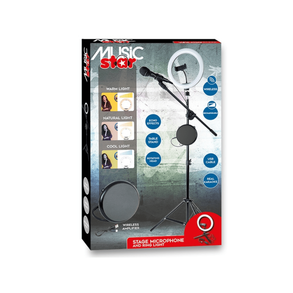 Ring Light With Tripod Phone & Amplifier - Superstar - The Toy Store