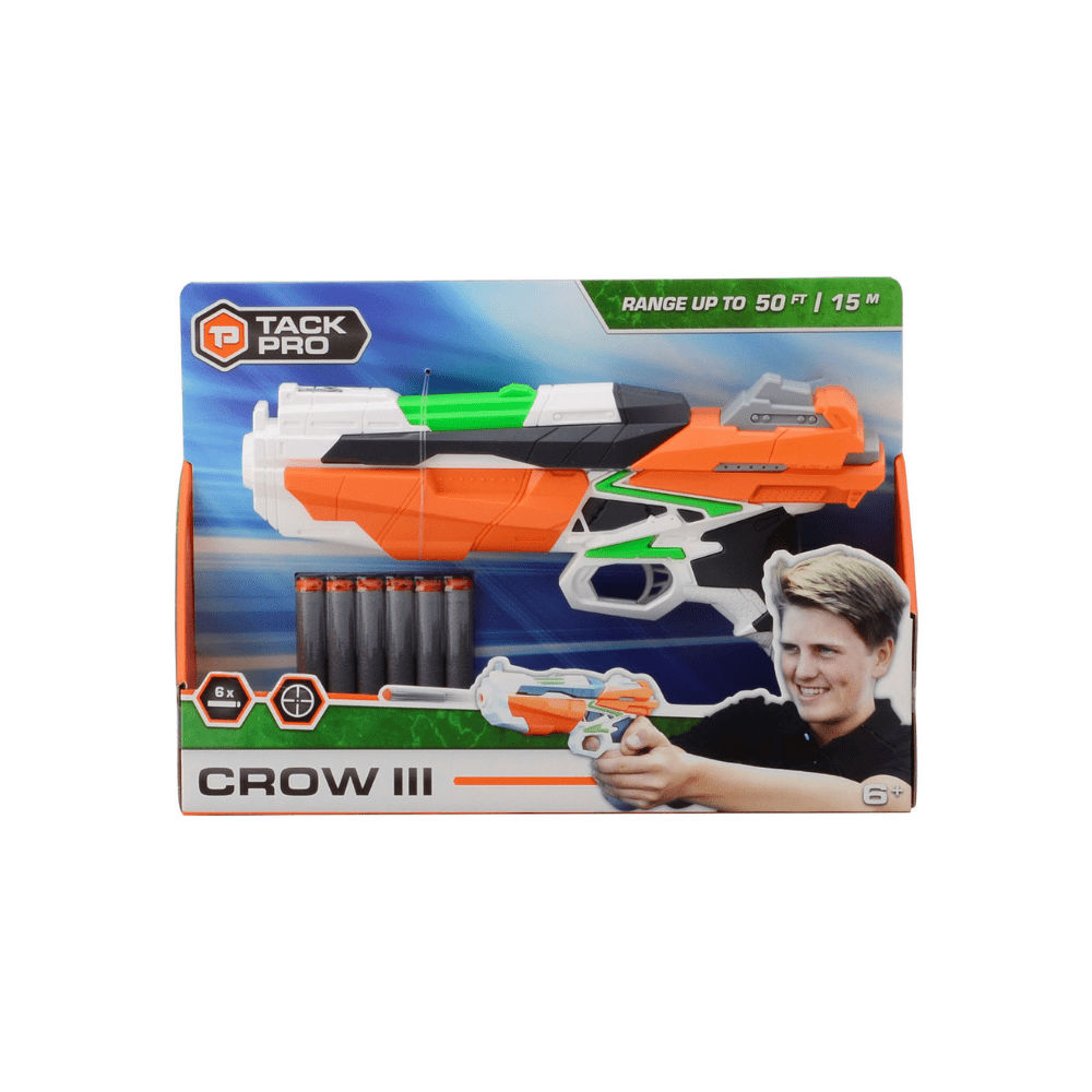 Crow III With 6 Darts 29cm - Tack Pro - The Toy Store