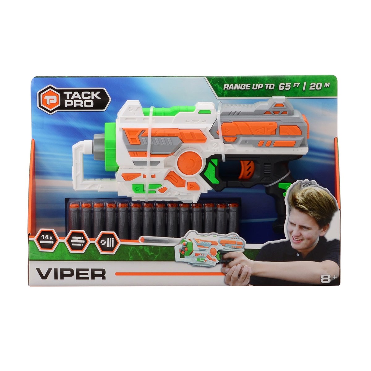 Viper With 14 Darts 30cm - Tack Pro - The Toy Store
