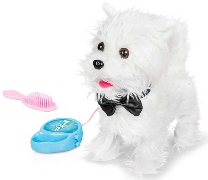 Animigos Walking Westie Dog - Tobar - The Toy Store