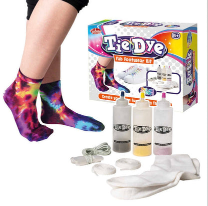 Tie dye fab footwear kit - Tobar - The Toy Store