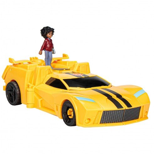 Transformers Earthspark Spin Changer Bumblebee and Mo Malto - Transformers - The Toy Store