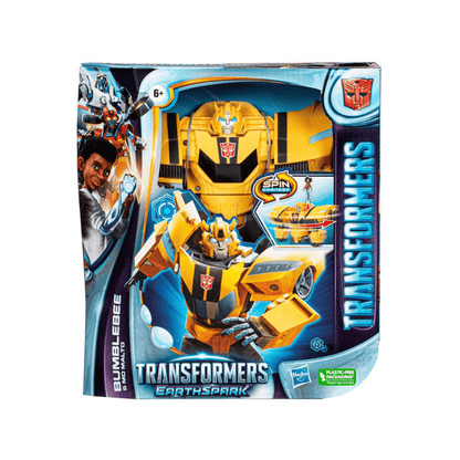Transformers Earthspark Spin Changer Bumblebee and Mo Malto - Transformers - The Toy Store