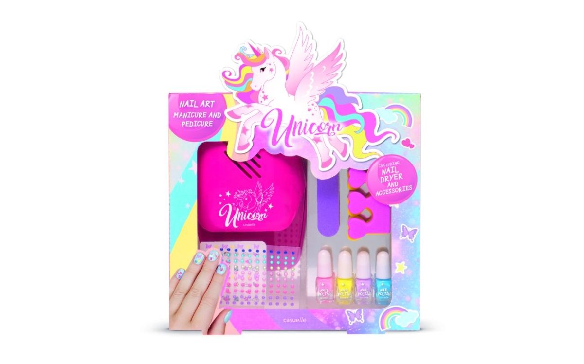 Unicorn Casuelle Nail Dryer Set - Treffina - The Toy Store