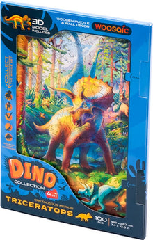 Dino Triceratops Kids Puzzle - Unidragon - The Toy Store