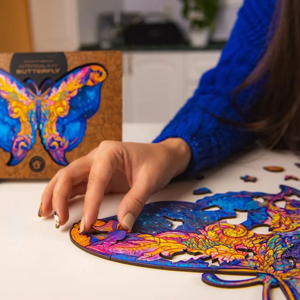 Intergalaxy Butterfly Puzzle - Unidragon - Meduim - The Toy Store