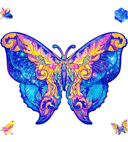Intergalaxy Butterfly Puzzle - Unidragon - Small - The Toy Store