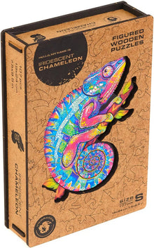 Iridescent Chameleon Puzzle - Unidragon - Small - The Toy Store