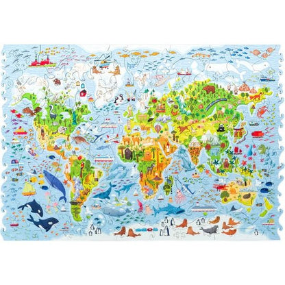 Kids World Map Puzzle - Unidragon - The Toy Store