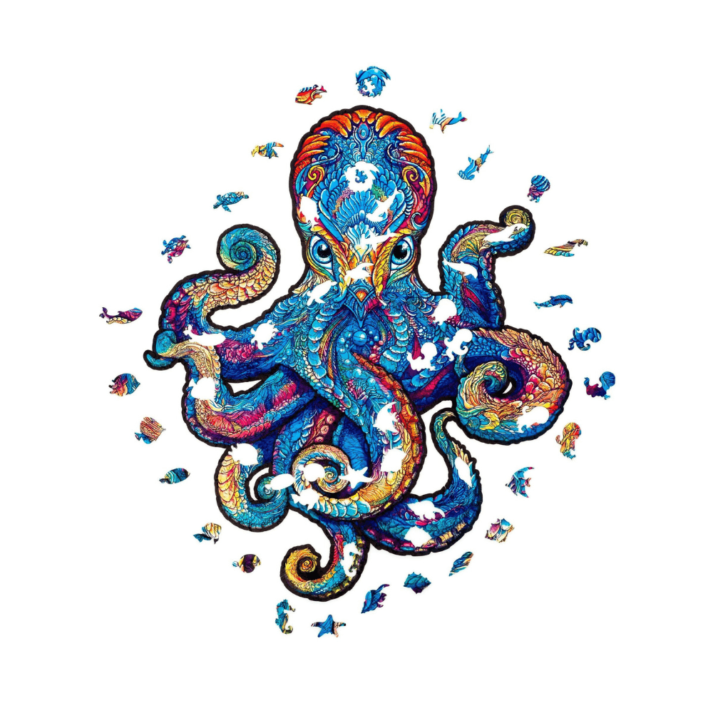 Magnetic Octopus Puzzle - Unidragon - King Size - The Toy Store