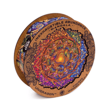 Mandala Inexhaustible Abundance Wooden Puzzl 700 - Pcs - Unidragon - King Size - The Toy Store