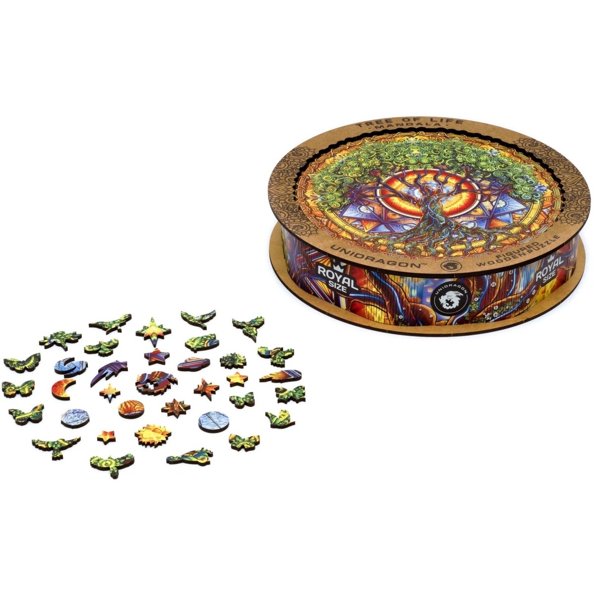 Mandala Tree of Life 200 - Pc Puzzle - Unidragon - Royal Size - The Toy Store