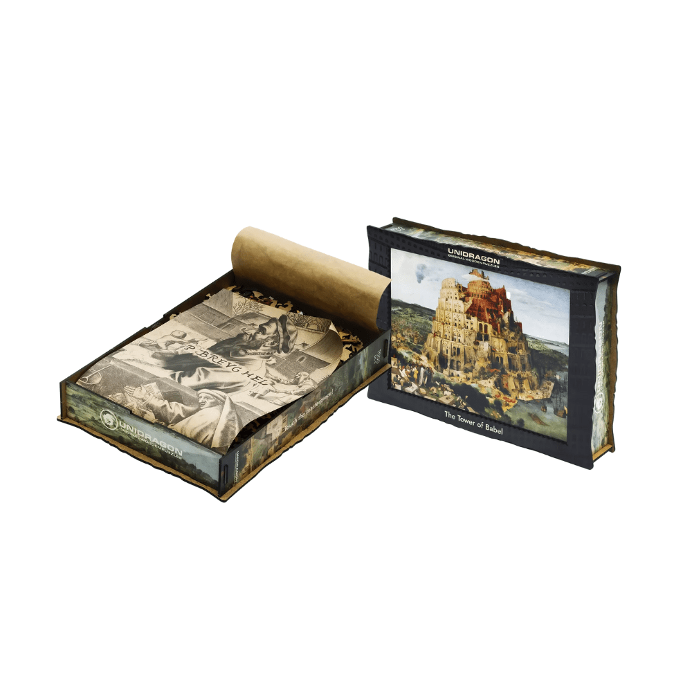 The Tower of Babel , wooden puzzle 1000pcs - Unidragon - The Toy Store
