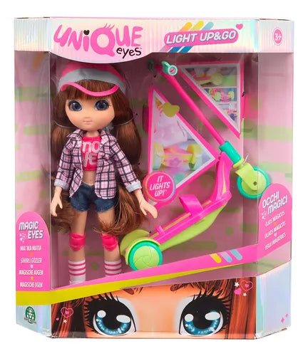 Light Up & Go Dolls Set - Unique Eyes - Amy - The Toy Store