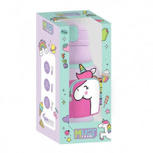 MUST Stainless Steel Canteen 500ml With Case & Straw - Unicorn