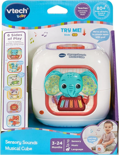 Baby Sensory Sounds Musical Cube - VTech - The Toy Store