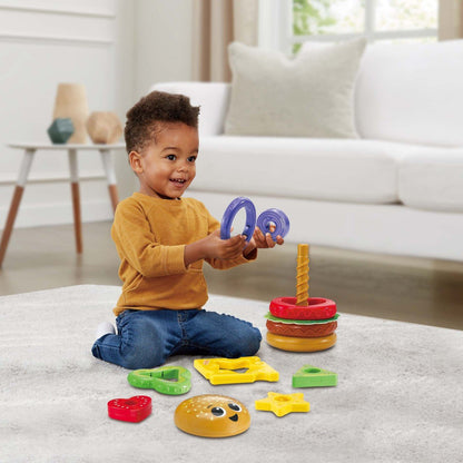 Build A Burger Electronic Toy - Vtech - The Toy Store