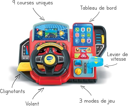 Driving Simulator Super Console Turbo Pilot - VTech - The Toy Store