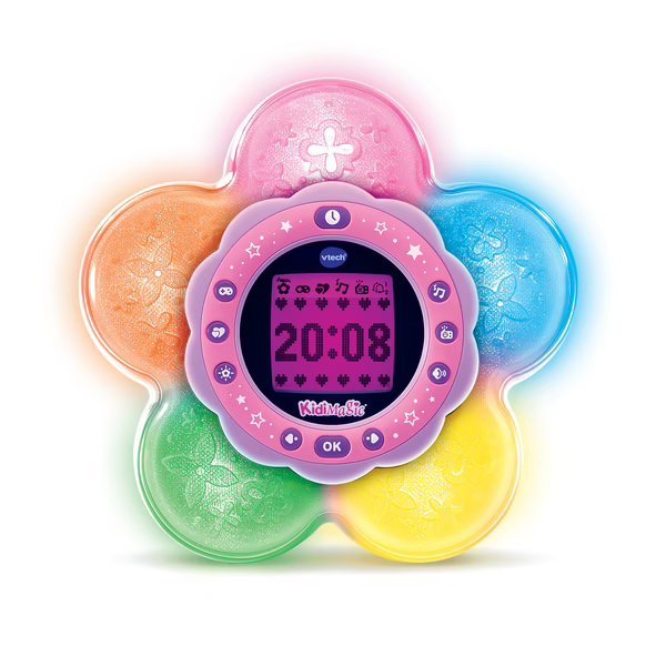 KidiMagic Galaxy Light Aurora Projector Alarm Clock - VTech - Purple - The Toy Store