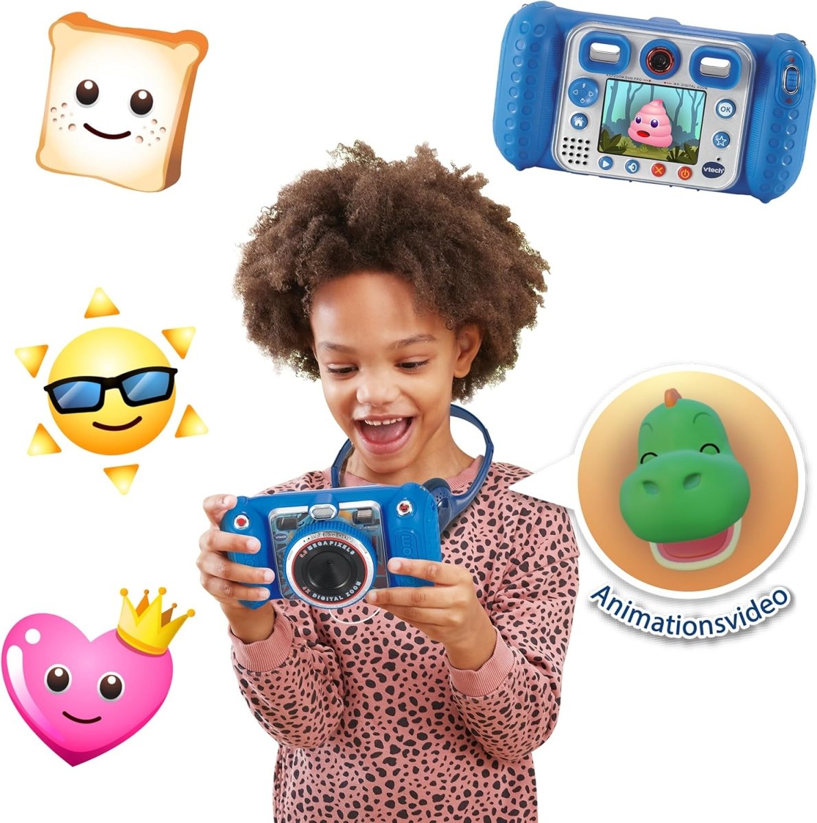Kidizoom Duo Dx Blue Camera - VTech - The Toy Store