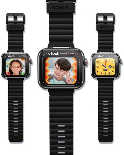 Kidizoom Smartwatch Max schwarz, mehrere Displays: Foto, Uhrzeit und Funktionen