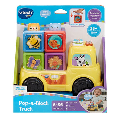 Pop-a-Block Truck Toy