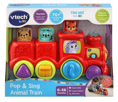 Pop & Sing Animal Train - VTech - The Toy Store