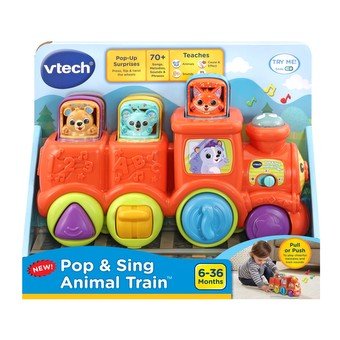 Pop & Sing Animal Train - Vtech - The Toy Store