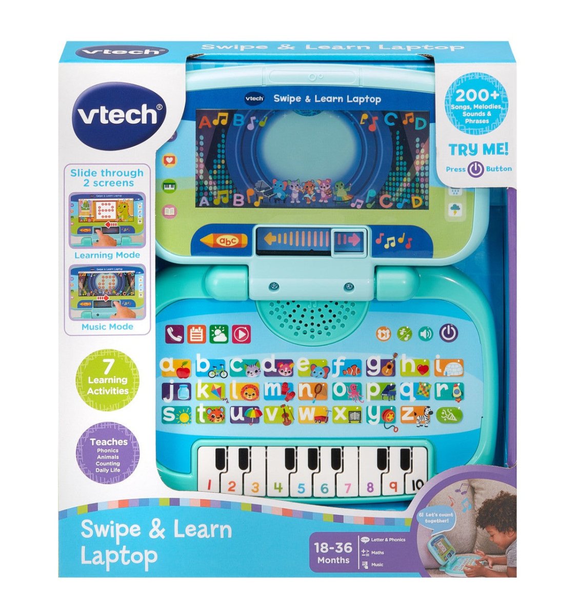 Swipe And Learn Laptop - Vtech - The Toy Store