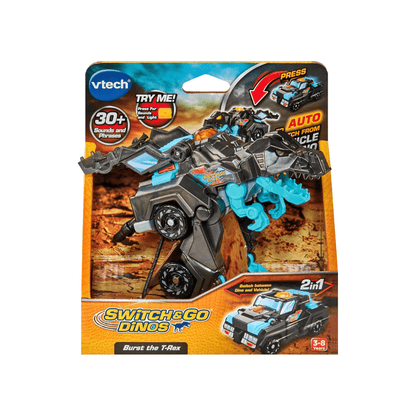 Switch & Go Dinos Burst the T - Rex - VTech - The Toy Store