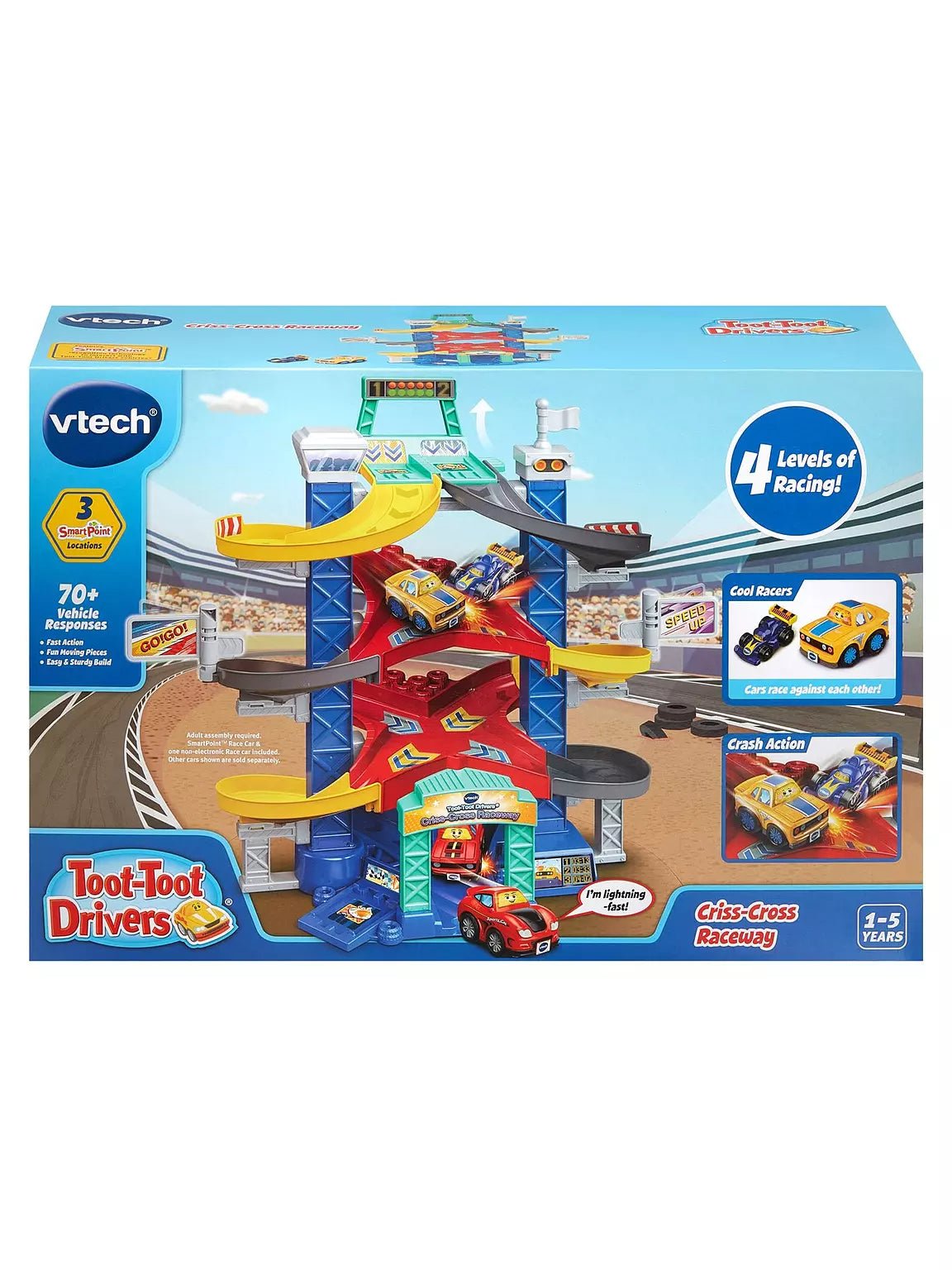 Toot - Toot Drivers Criss - Cross Raceway - Vtech - The Toy Store