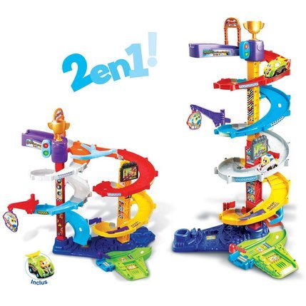 Tut Tut Bolides - Mega Spiral Circuit 2 In 1 - Vtech - The Toy Store