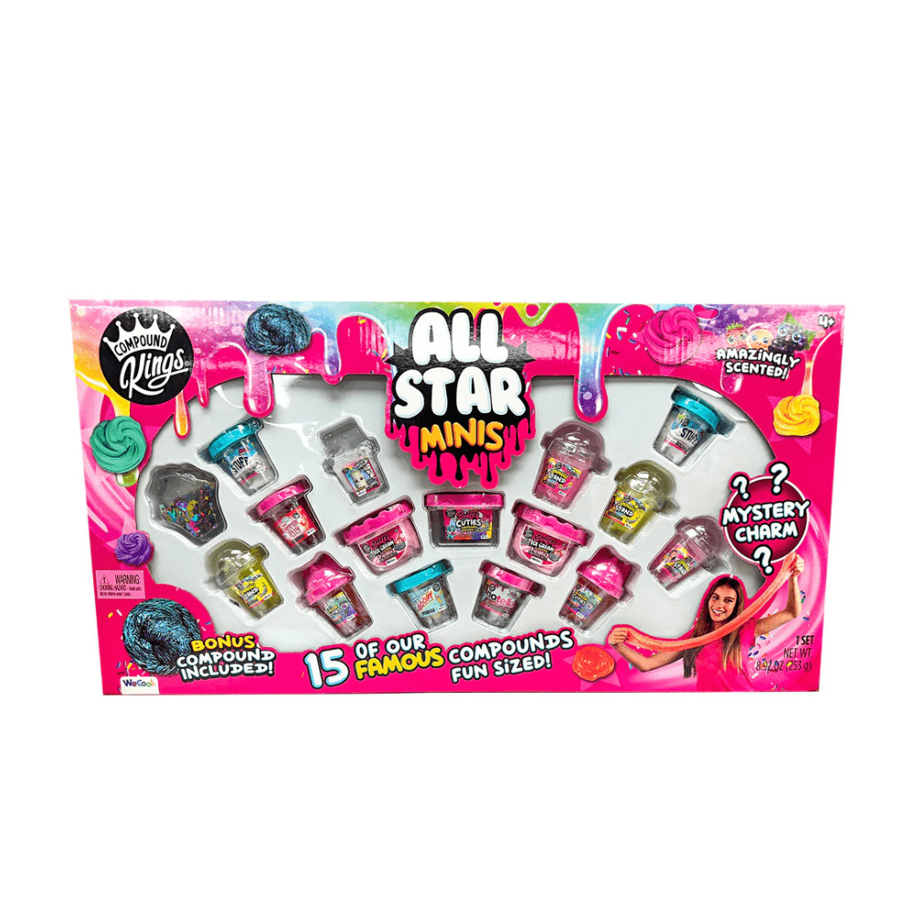 All Star Minis Treasure 15er-Pack Spielzeug-Compound in Mini-Gläschen, Geschenkbox