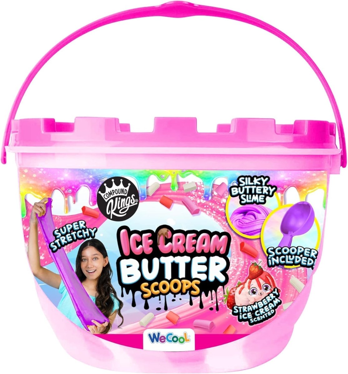 Swirls Large Strawberry Patch Slime - WeCool Toys - The Toy Store