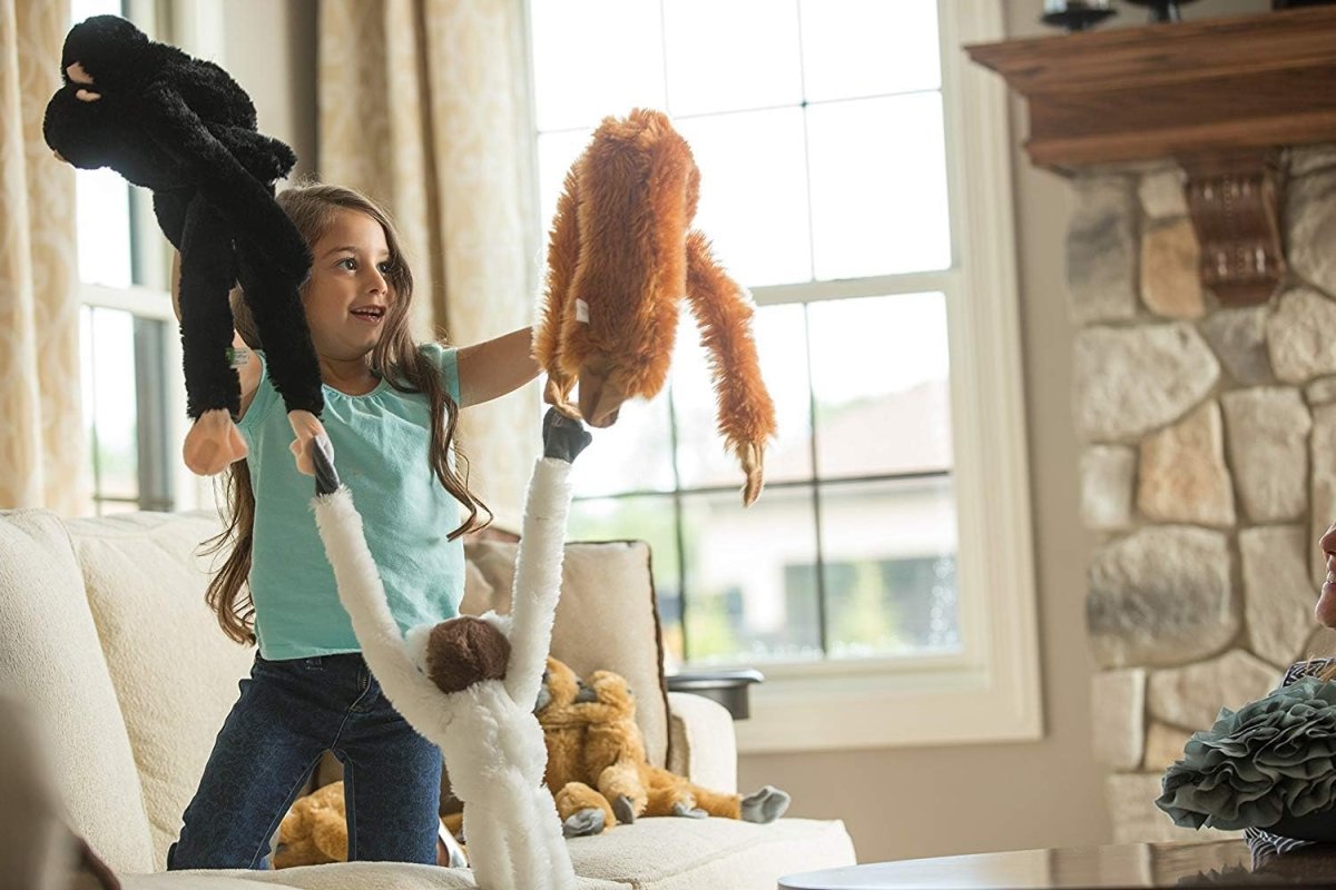 Hanging Baby Plush - Wild Republic - Squirrel Monkey - The Toy Store