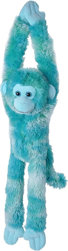 Hanging-Vibes Plush (Blue) plush bunny figure with long ears and smiling face