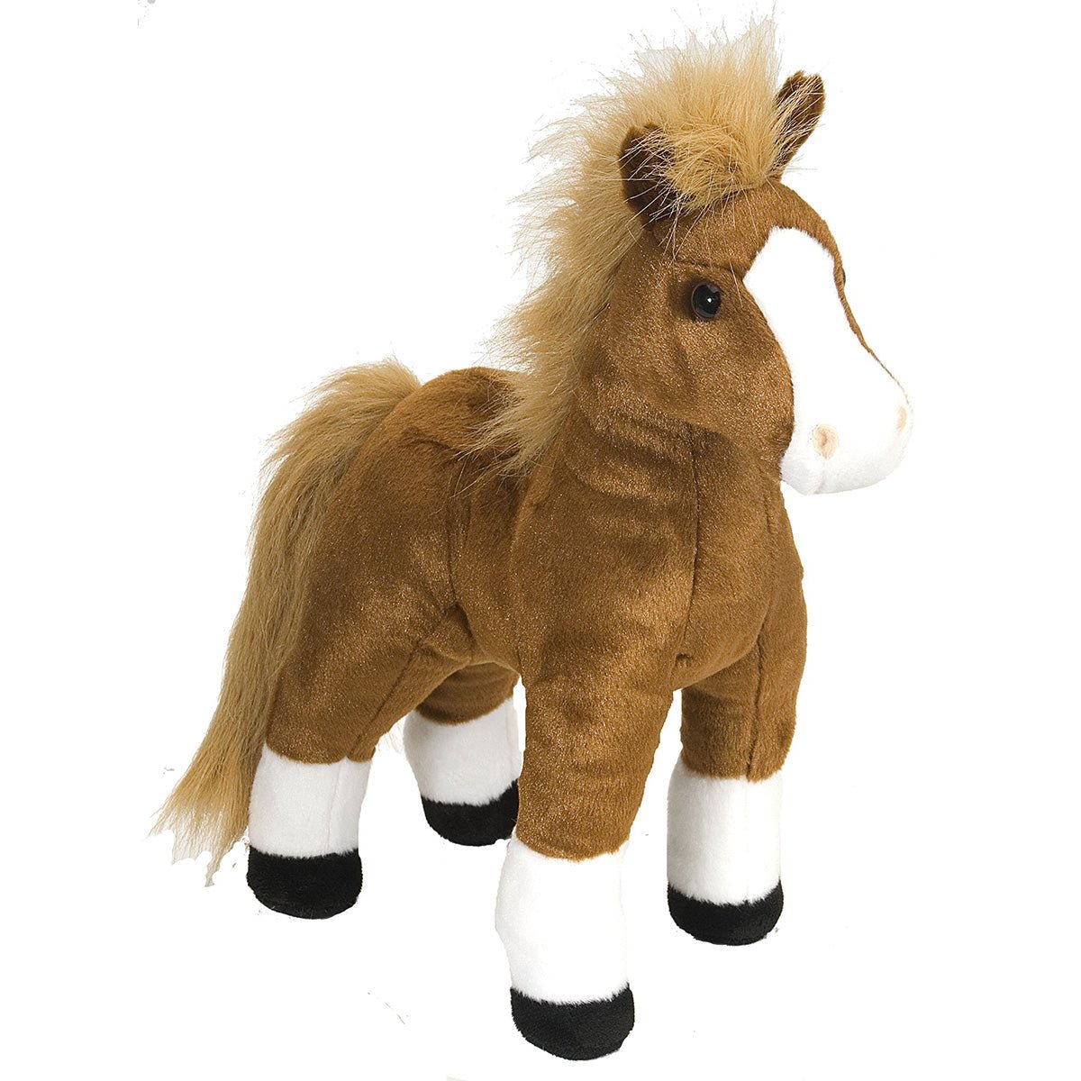 Horse Brown Standing Plush - Wild Republic - The Toy Store