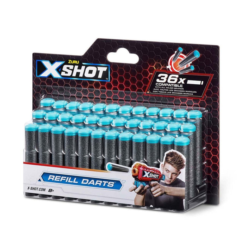 Excel 36 Pack Darts Refill Grey/Blue