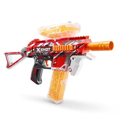 Hypergel Medium Blaster, rood/zwart-witte blaster met oranje loop