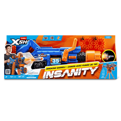 Insanity Smoking Barrel Blaster - X - Shot - The Toy Store
