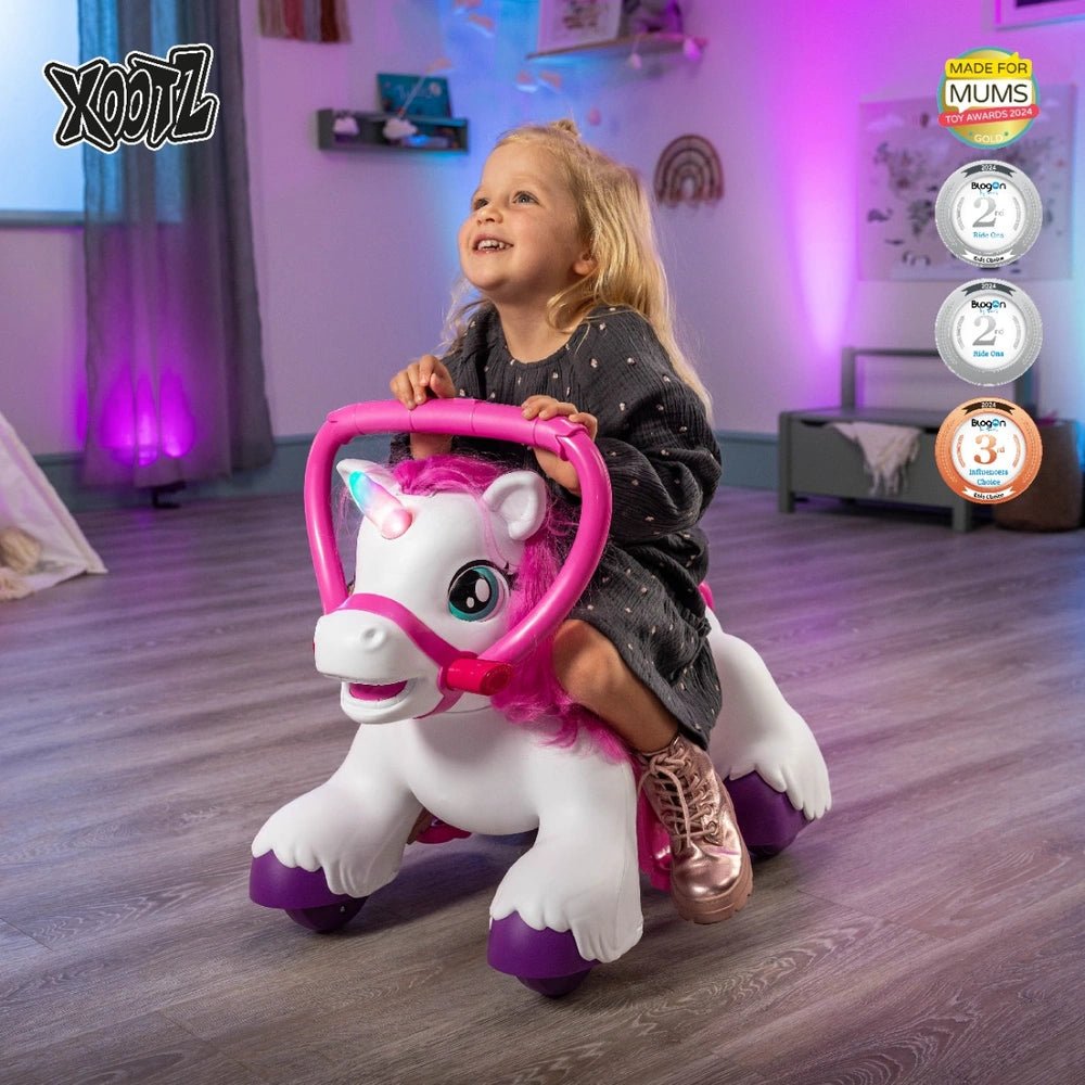 Unicorn Electric Ride on Toy 6V 4Ah - XOOTZ - The Toy Store
