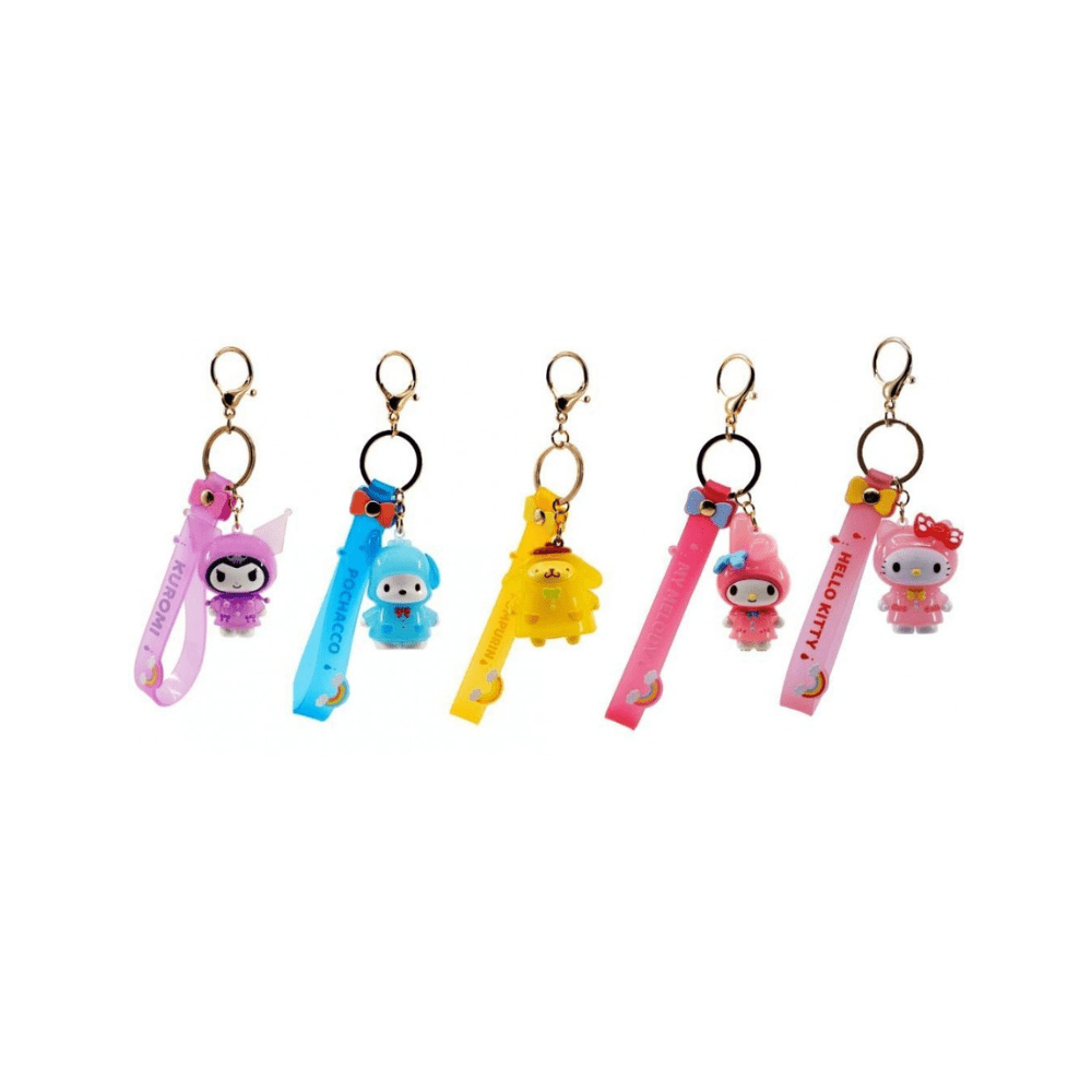 Hello Kitty and Friends Raincoat Series Keychains (12ct) - Yume - The Toy Store