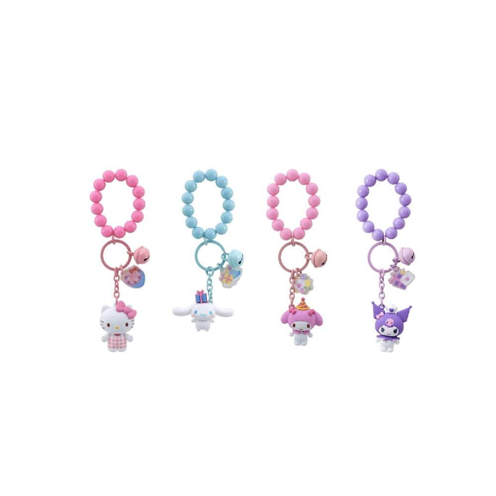 Hello Kitty Keychain & Bracelet Anniversary Celebration Series Assorted Design - Yume - The Toy Store