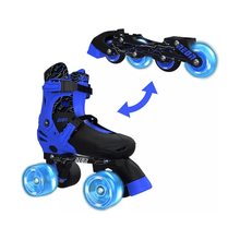 Neon Combo Skates Blue Size 12 - 2 - YVolution - The Toy Store