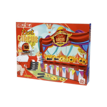 Arcade Game Duck Shooting box with Duck Circus shooting targets and score numbers