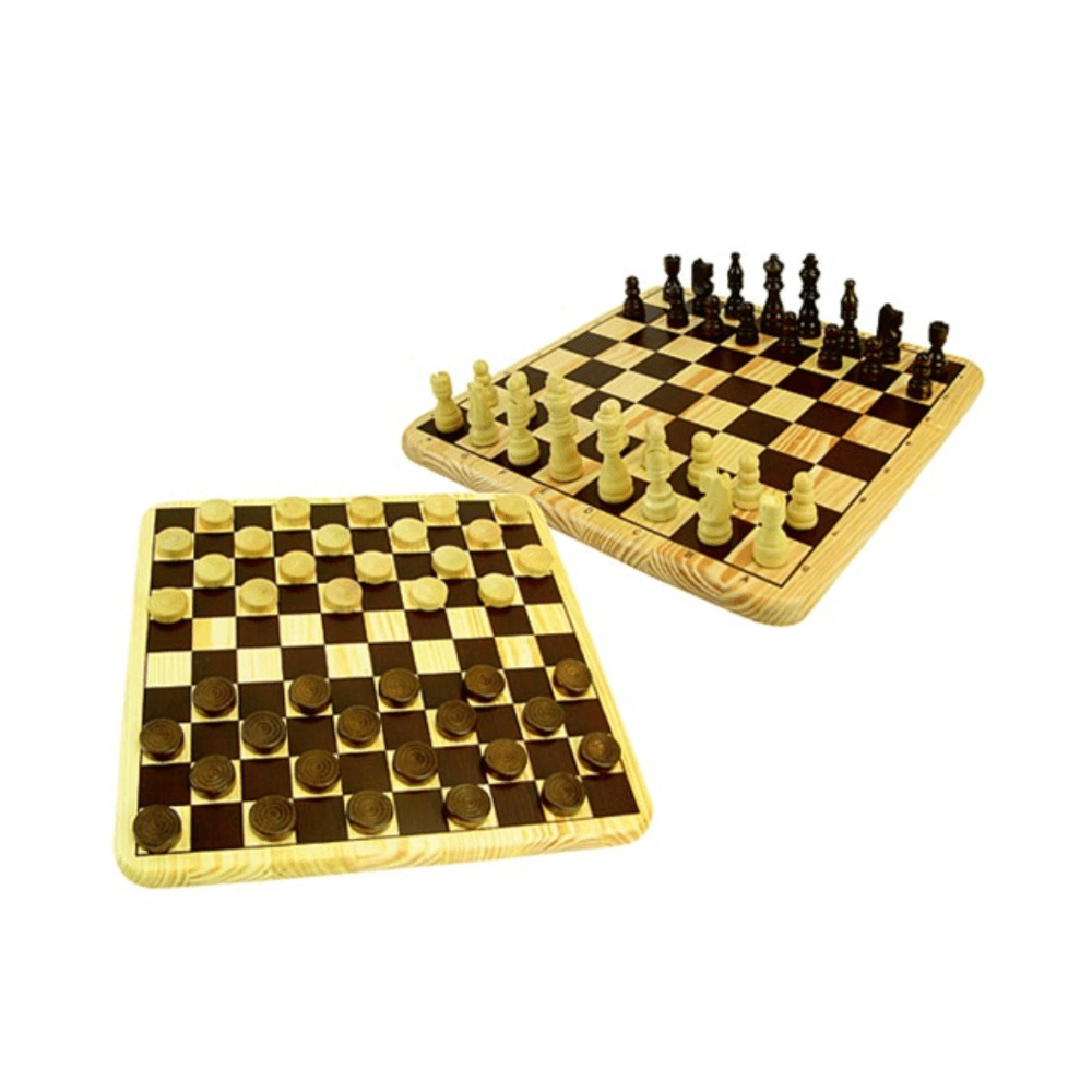 Chess and Checkers Game Set - Zig Zag Toys - The Toy Store